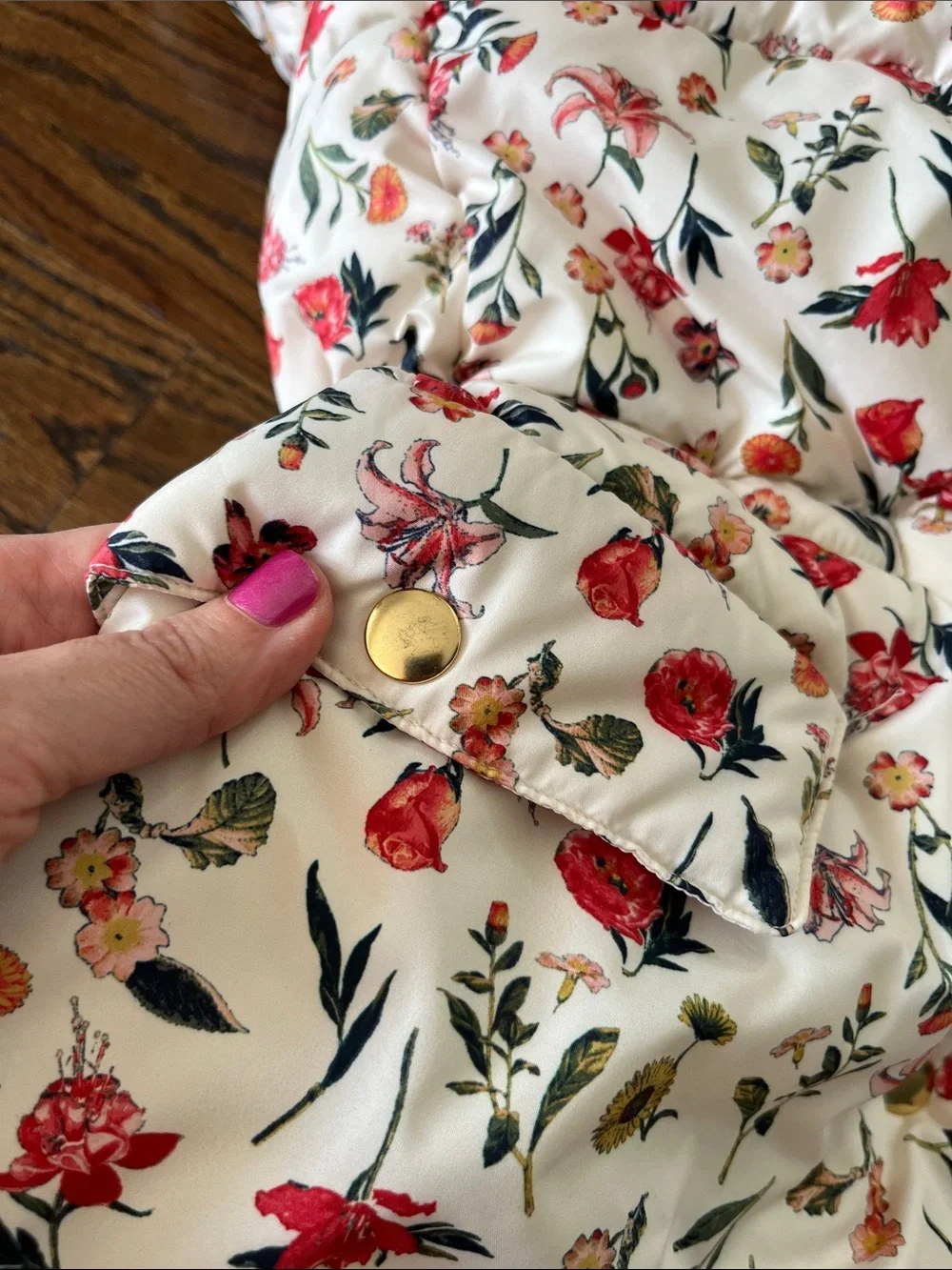 J. Crew Alps puffer jacket with PrimaLoft® in vintage floral - Picture 11 of 11